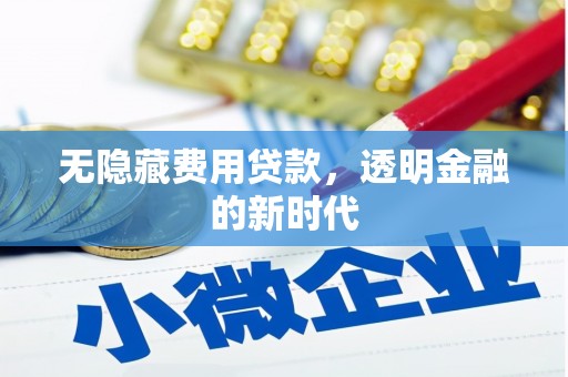 民和无隐藏费用贷款，透明金融的新时代