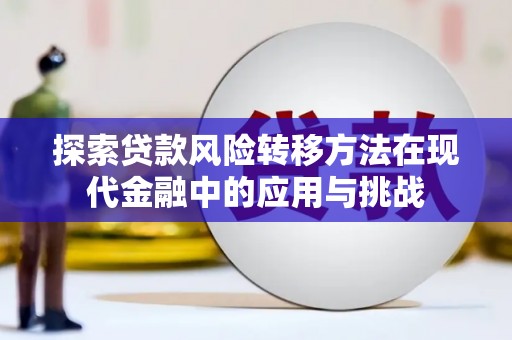 民和探索贷款风险转移方法在现代金融中的应用与挑战
