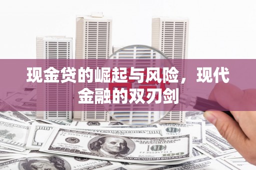 民和现金贷的崛起与风险，现代金融的双刃剑