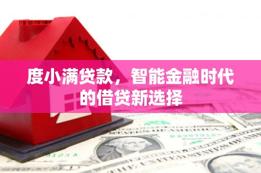 民和度小满贷款，智能金融时代的借贷新选择