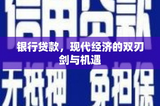 民和银行贷款，现代经济的双刃剑与机遇