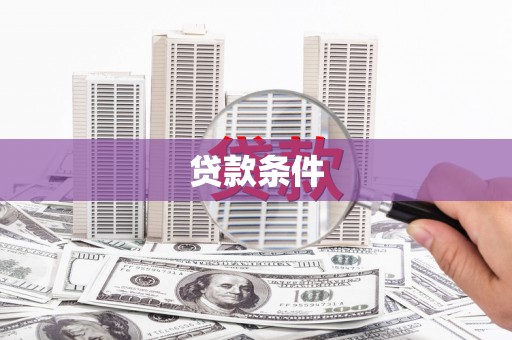 民和贷款条件