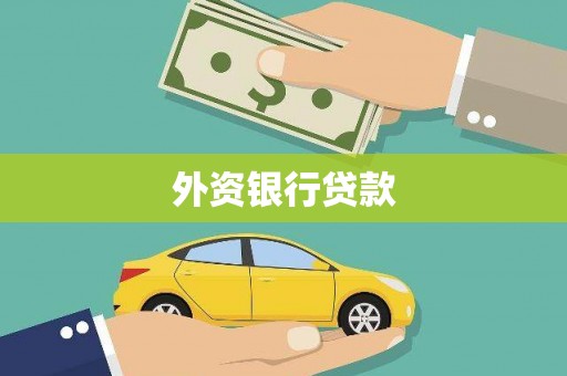 民和外资银行贷款