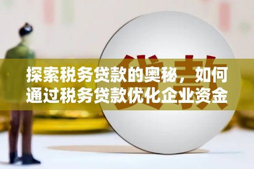 民和探索税务贷款的奥秘，如何通过税务贷款优化企业资金流