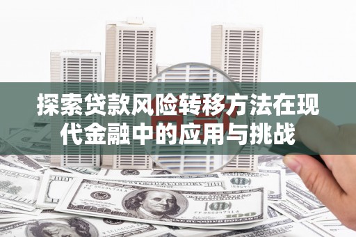 民和探索贷款风险转移方法在现代金融中的应用与挑战