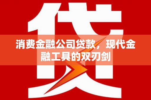 民和消费金融公司贷款，现代金融工具的双刃剑