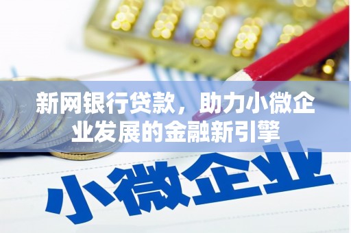 民和新网银行贷款，助力小微企业发展的金融新引擎