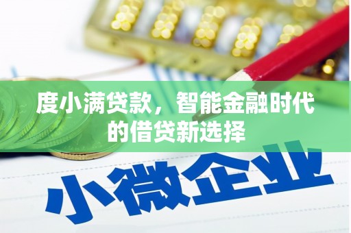 民和度小满贷款，智能金融时代的借贷新选择