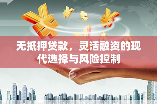 民和无抵押贷款，灵活融资的现代选择与风险控制