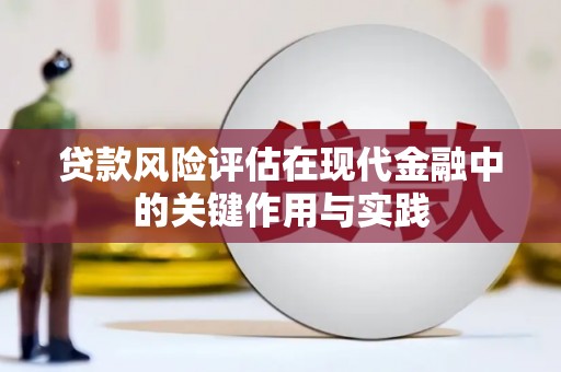 民和贷款风险评估在现代金融中的关键作用与实践