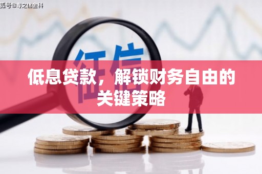 民和低息贷款，解锁财务自由的关键策略