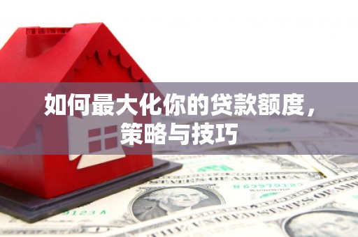 民和如何最大化你的贷款额度，策略与技巧