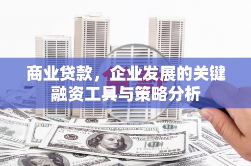民和商业贷款，企业发展的关键融资工具与策略分析