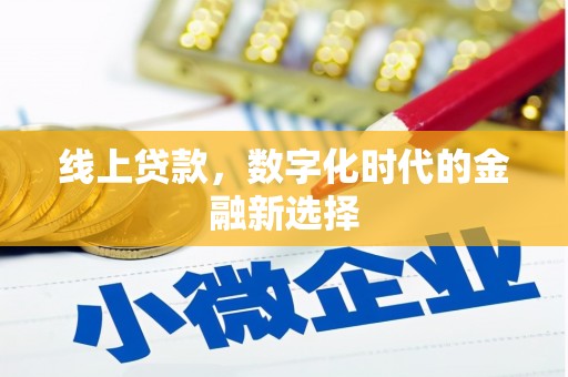 民和线上贷款，数字化时代的金融新选择