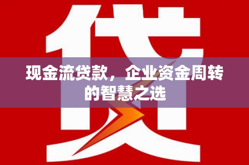 民和现金流贷款，企业资金周转的智慧之选
