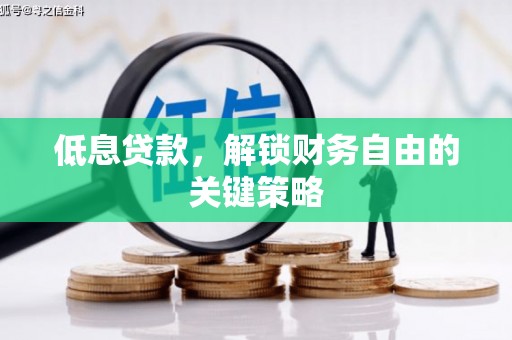 民和低息贷款，解锁财务自由的关键策略