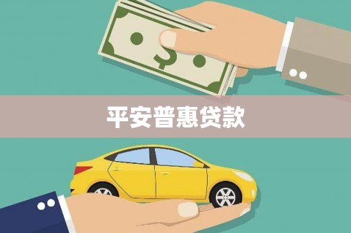 民和平安普惠贷款