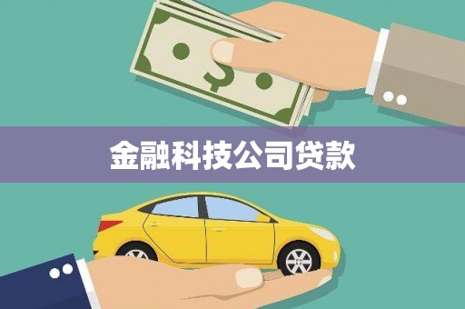 民和金融科技公司贷款