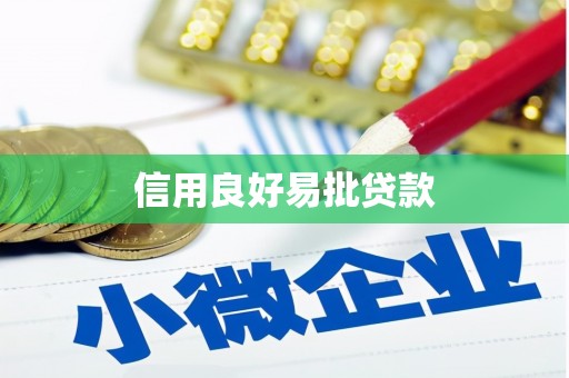 民和信用良好易批贷款