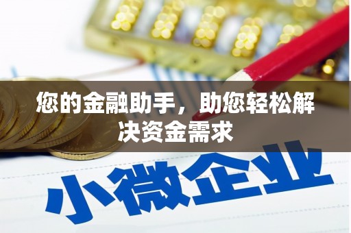 民和您的金融助手，助您轻松解决资金需求