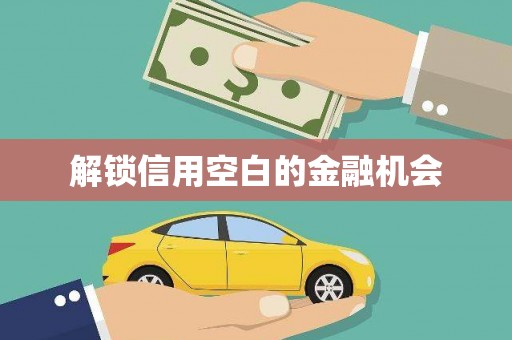 民和解锁信用空白的金融机会