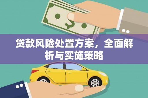 民和贷款风险处置方案，全面解析与实施策略