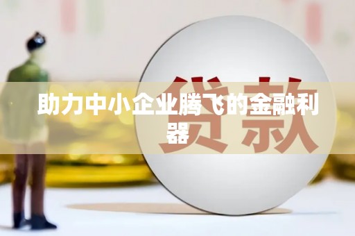 民和助力中小企业腾飞的金融利器