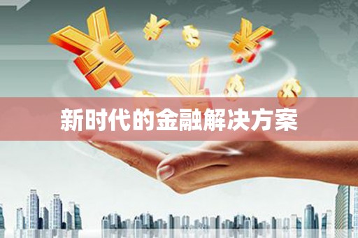 民和新时代的金融解决方案